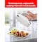 Betty Crocker Hand Blender 7 Speed, 250 Watt Electric Mixer with Beaters and Dough Hooks, White BC-4208W - alternate 4